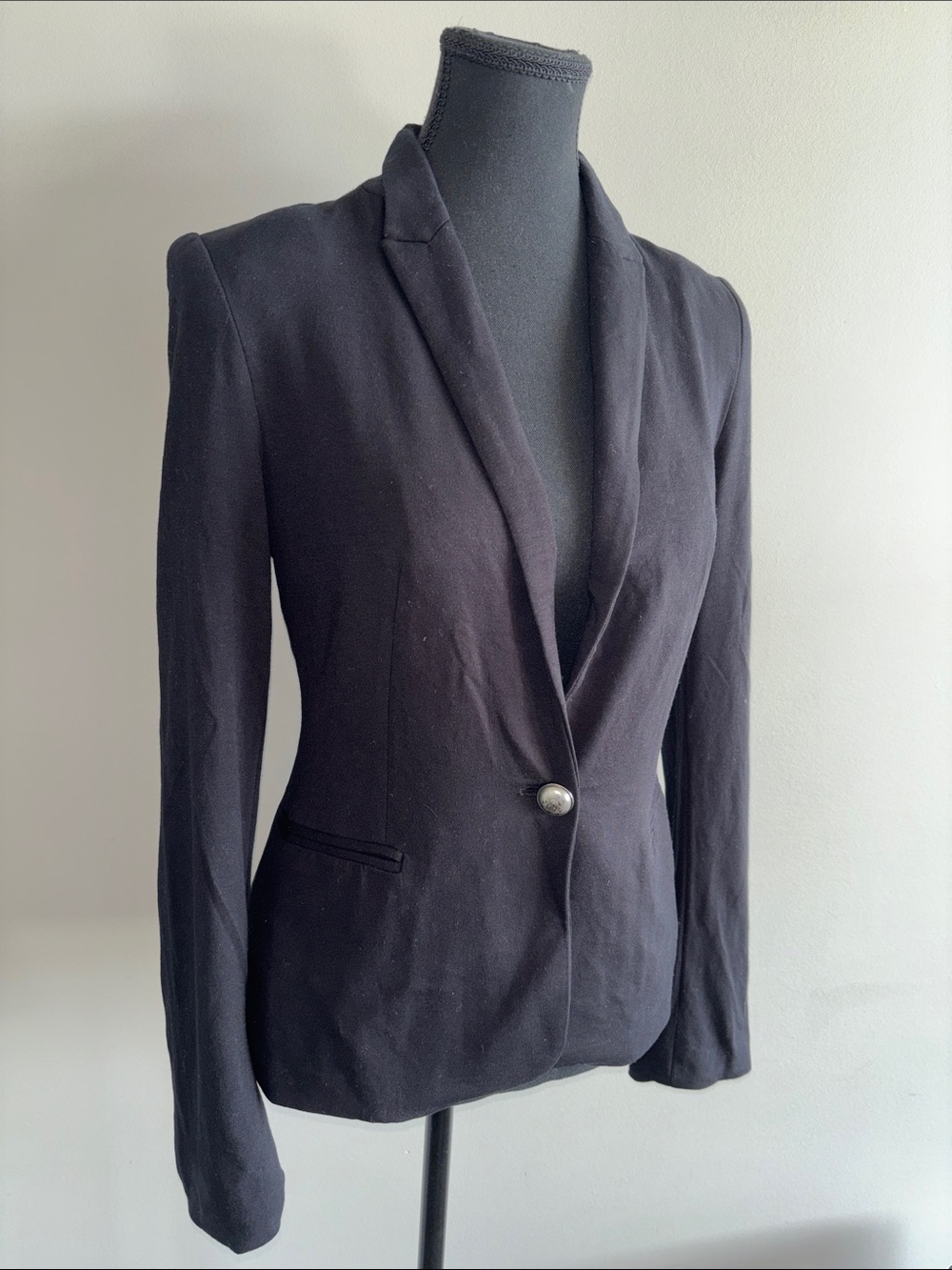 Zara Black Single-Button Women’s Blazer small